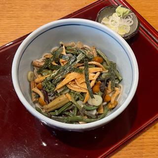 冷やし山菜そば(上むら)