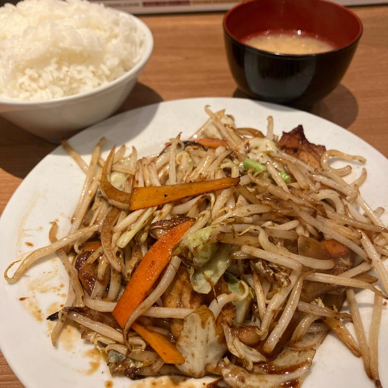 肉野菜炒め定食(豚屋鳥山 自由が丘店)