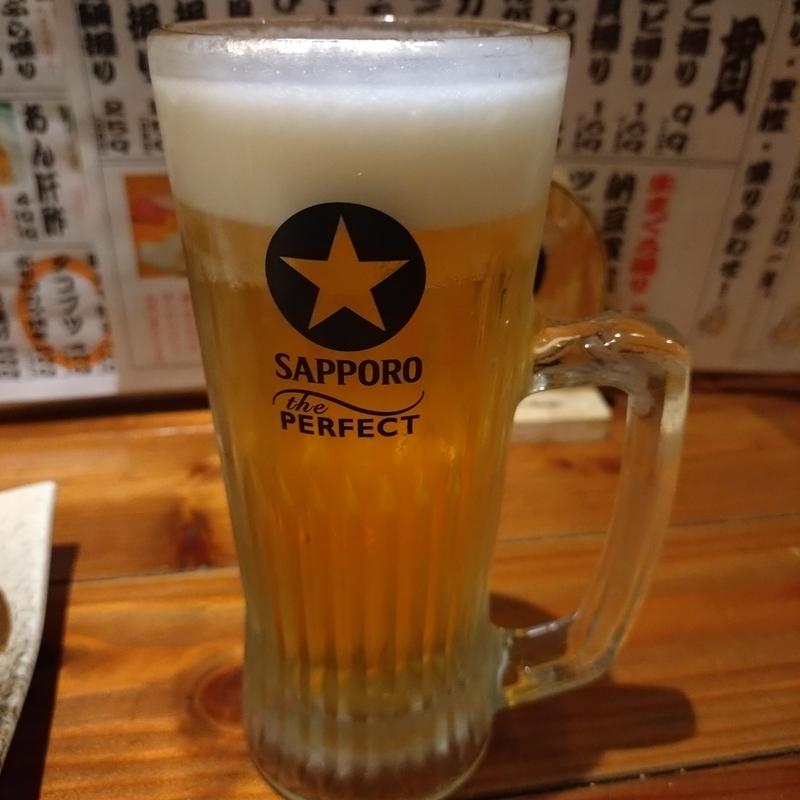 黒ラベル　中ジョッキ(浜の水産 （はまのすいさん）)