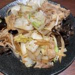 白菜牛肉オイスターポン酢炒め