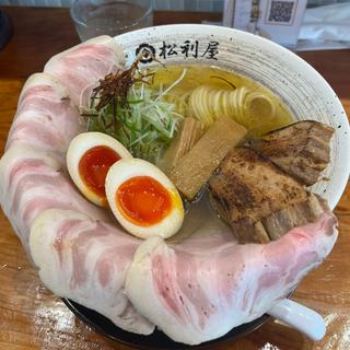 まつり中華そば白しょうゆ(自家製麺地鶏中華そば松利屋)