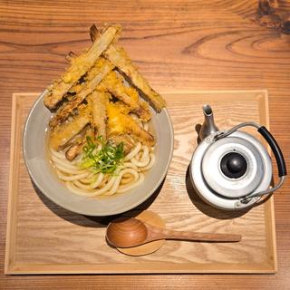 博多ごぼう天うどん(峰のうどん)