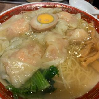まるごと海老雲呑麺(手包わんたん麺酒家 広州市場 横浜ポルタ店)