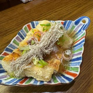 祖谷の歩危揚げの餡掛け