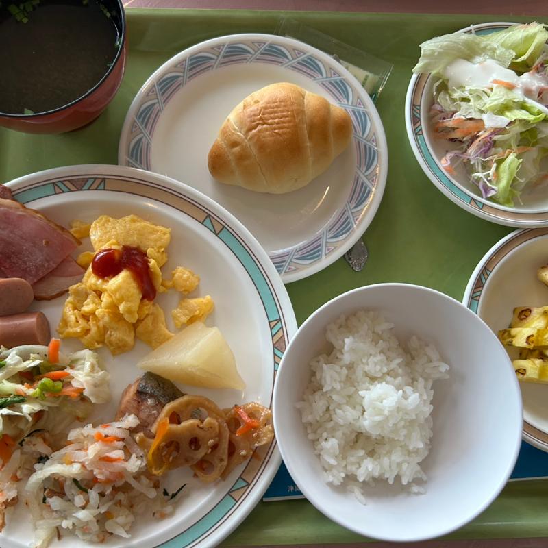 朝食バイキング(みゆきハマバルリゾート)