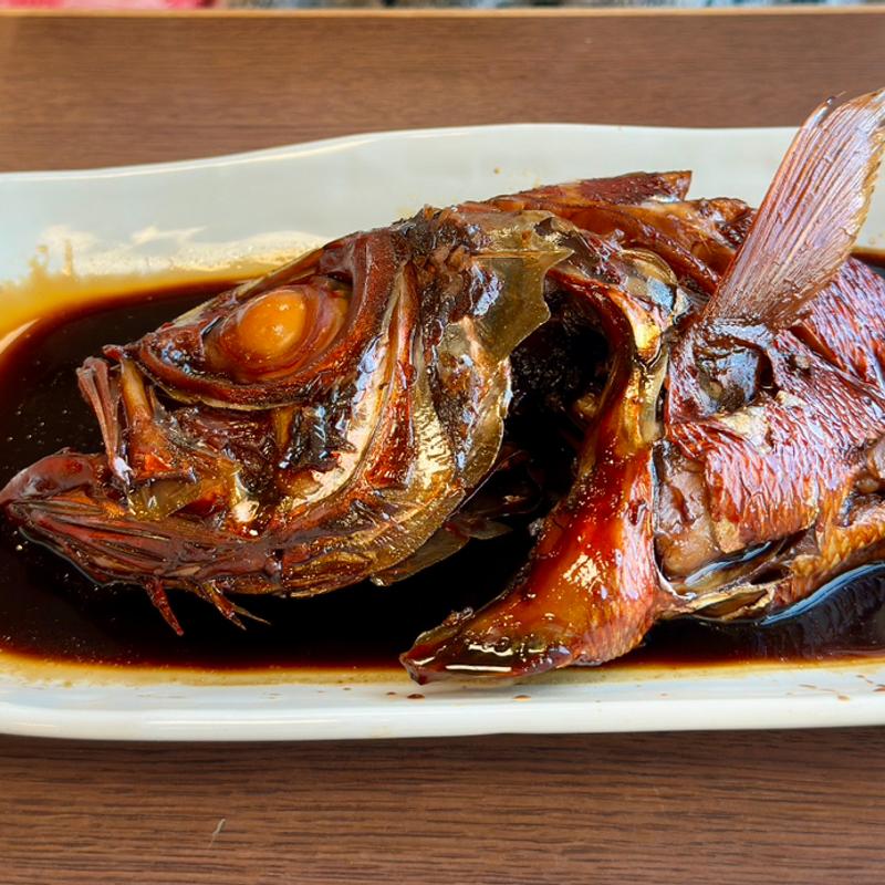 きんめだい煮魚半身(ライスセット)(一山 いけす)