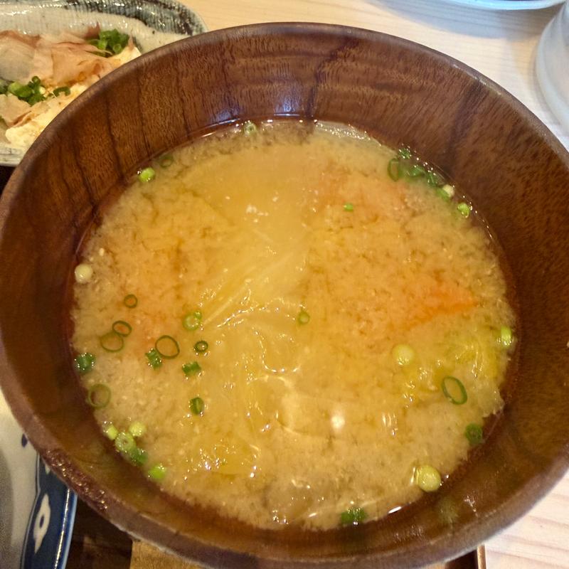 味噌汁(えびえび食堂 えび八本 住吉店)