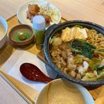 もつ鍋定食（から揚げ小鉢付）