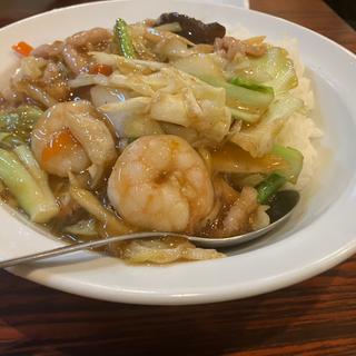 五目あんかけ炒飯(錦華楼 鶯谷店)