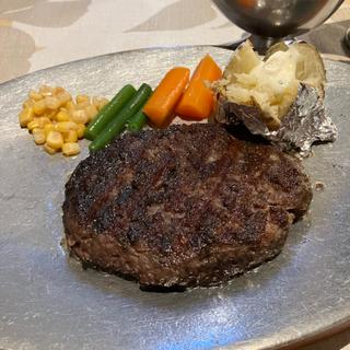 炭火焼きハンバーグセット