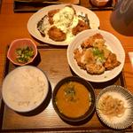 若鶏のみぞれ和え定食(恵比寿 土鍋炊ごはん なかよし 本店)
