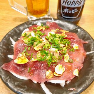 まぐろの生レバー風(大衆寿司 天ぷら いろは丸総本店)