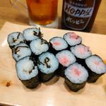 えんがわ塩昆布巻・ねぎとろ巻