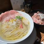 鶏そば 塩(大盛り)(Sらーめん 篠山本店)