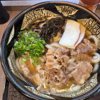 肉うどん(ぶっかけふるいち JR岡山駅新幹線上りホーム店)