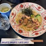 広島産の牡蠣と海老とブロッコリーのペペロンチーノ(洋麺屋五右衛門 三河安城店)