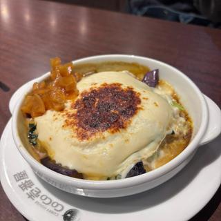 ナスとほうれん草のドリア