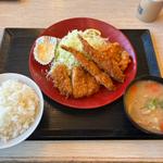 海老・チキンカツ・から 揚げ定食