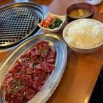 ハラミ焼肉ランチの肉増し