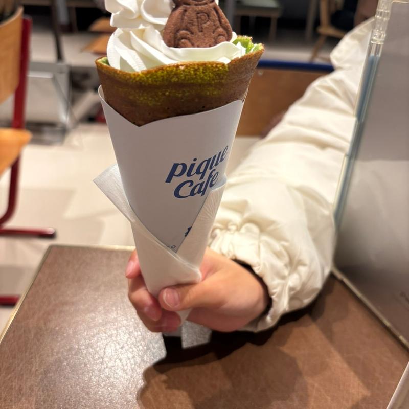 抹茶、クレープ(ジェラート ピケ カフェ クレープリー 御殿場アウトレット （Gelato Pique Cafe Creperie）)