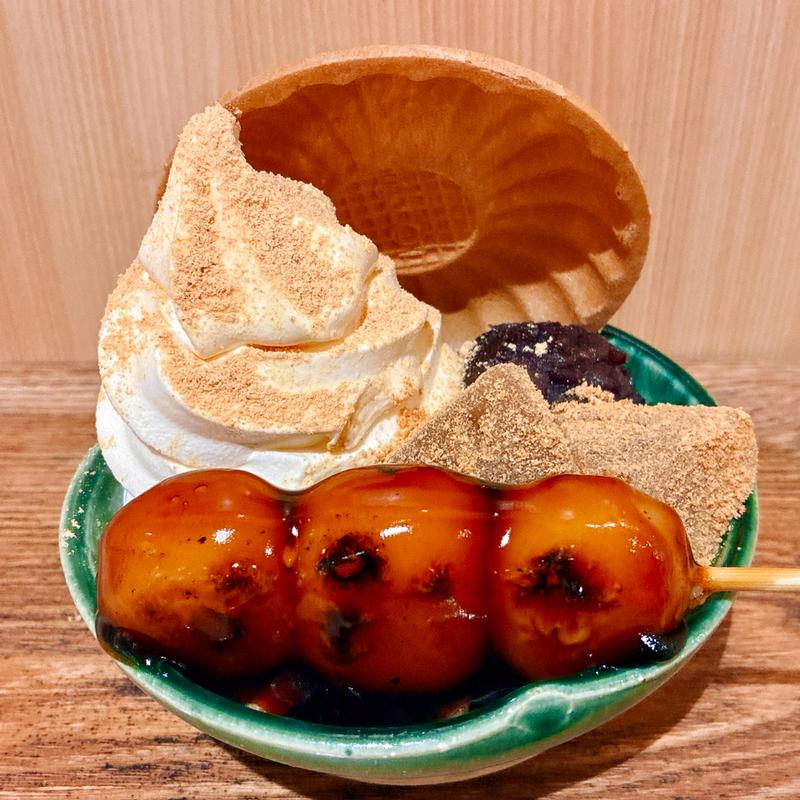 みたらしパフェ(甘党まえだ ホワイティうめだ店)