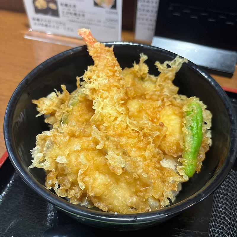 えび牡蠣天丼(天ぷら食堂 満天)