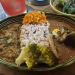 2種あいがけカレーハーフサイズ