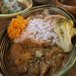 2種あいがけカレーハーフサイズ