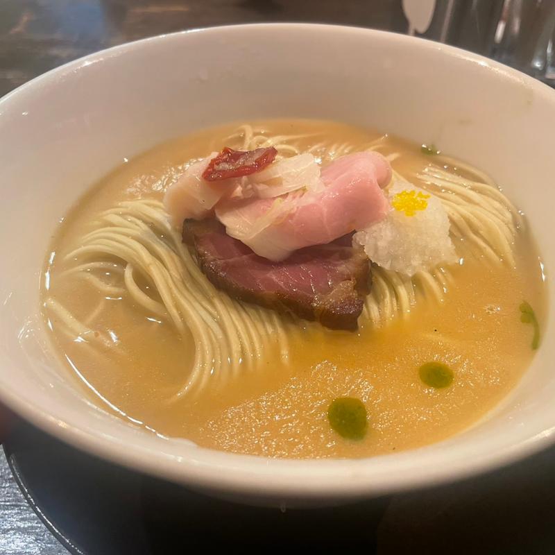 銀鱈そば(麺処　青野)