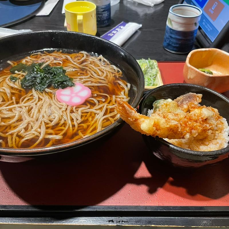 ミニ天丼倍盛そば(そばはな )