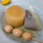 大根・こんにゃく・うずらの卵