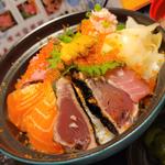 贅沢海王海鮮丼(海王酒場 新橋)