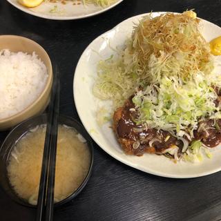 ネギ味噌特製ロースかつ定食