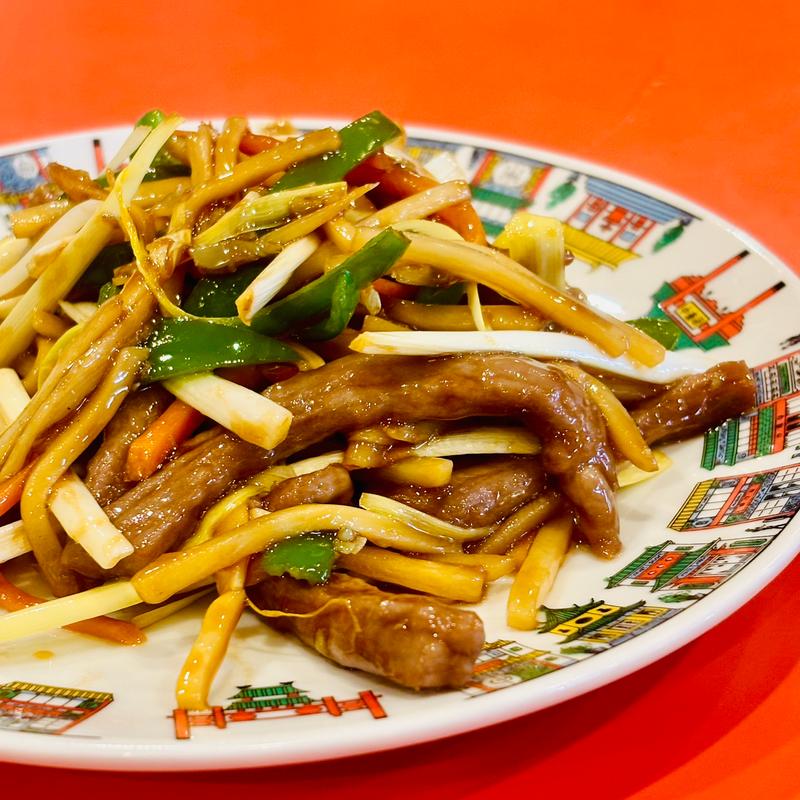 黄ニラ牛肉炒め(中華街 吉祥寺本店（ちゅうかがい）)