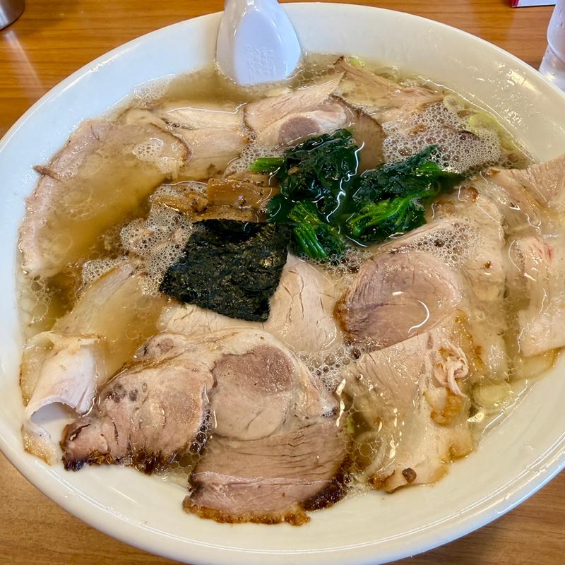 塩チャーシューメン大盛(らーめんヒグマ 小千谷本店)