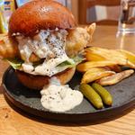 FRIED CHICKEN BURGER comboPOTATO