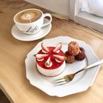 苺のレアチーズケーキ