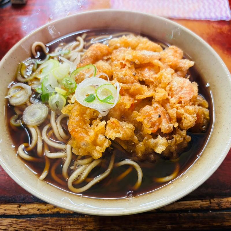 おきあみ天そば(そば千)