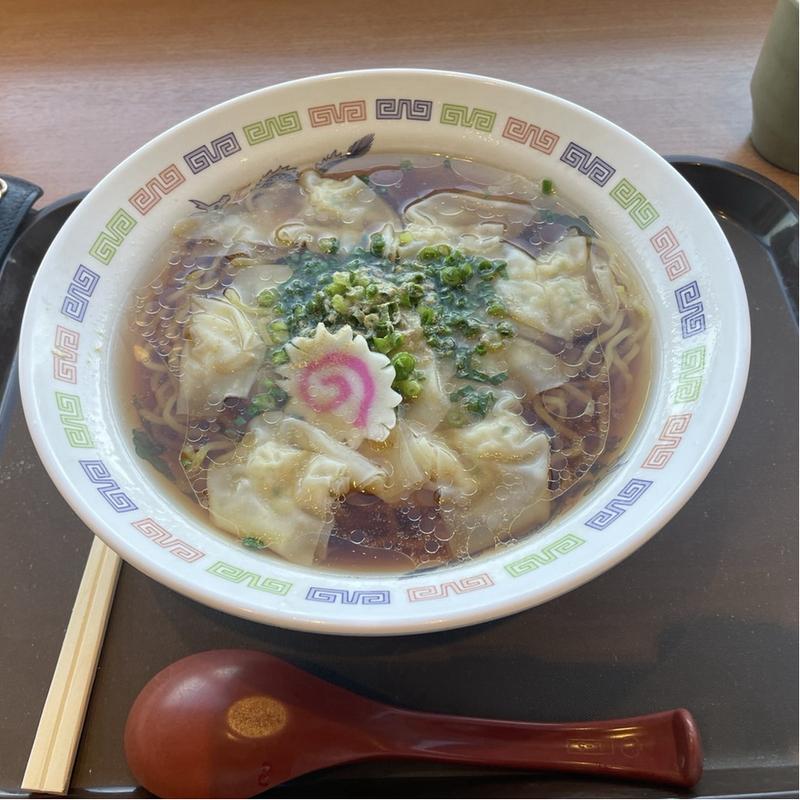 ワンタンメン(横濱うまいもん亭港北PA下り店)