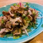 砂ズリと塩こぶマリネ