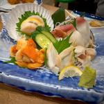 貝刺し4点盛り