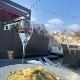 ツブ貝と大葉の柚子胡椒風味