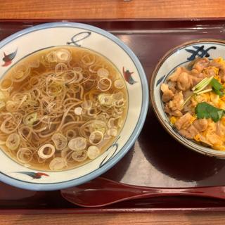 親子丼セット(そば太鼓亭 交野私部店)