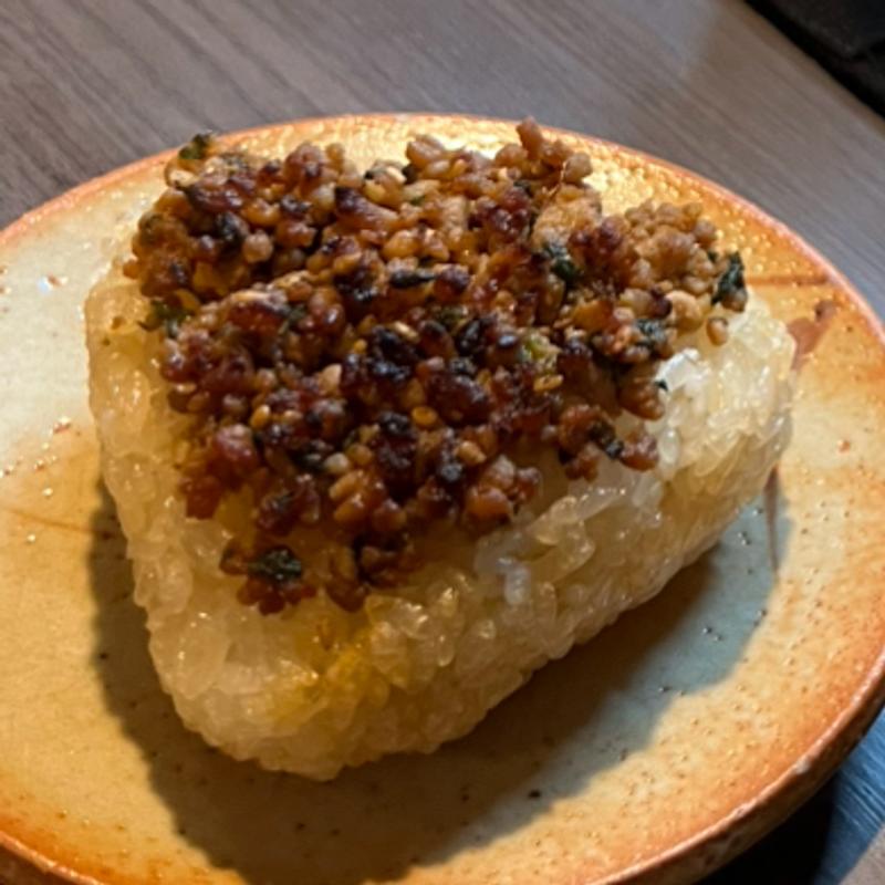 肉味噌　おにぎり(うわばみ)