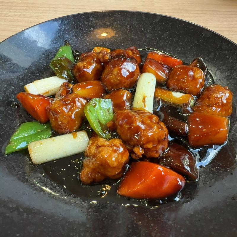 極王 酢豚(餃子の王将 半田やなべ店)