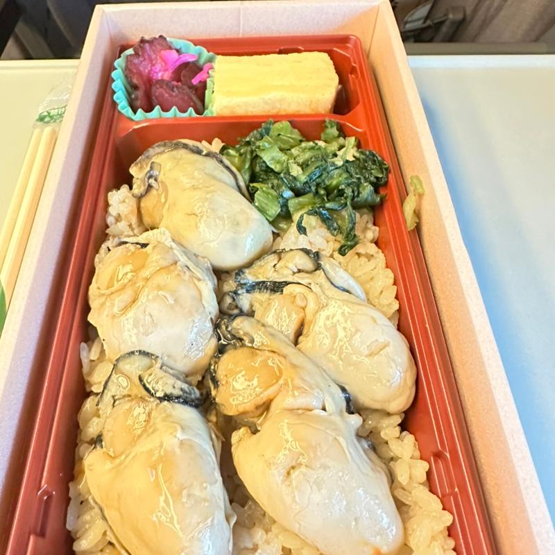 牡蠣のっけ飯(PLUSTA Bento名古屋幹線上11)