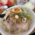 海老油そば 中 味玉