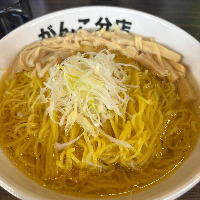 塩ラーメン 肉なし 大盛 味の濃さ5番(元祖一条流 がんこ総本家 分店)