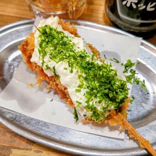 鮪ハラモ葱間フライ(あおさタルタル)(のげちゃん)