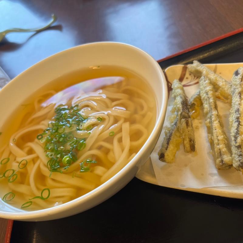 ごぼてんうどん(麺や ほり野 麺工房、ほり野のカレーパン)